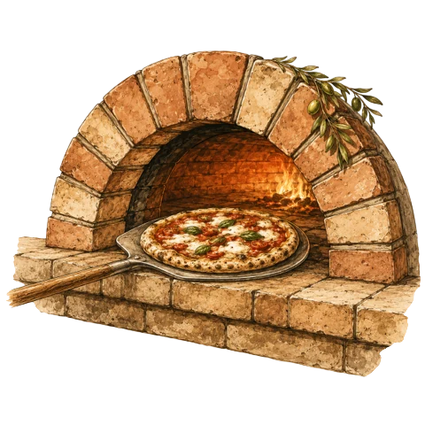 horno de leña en Oven Ristorante