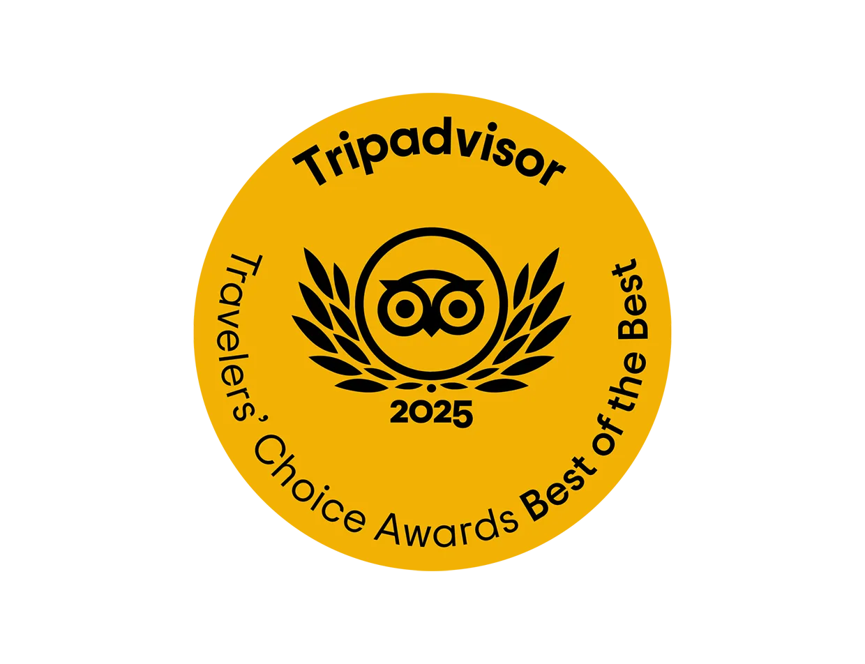 Tripadvisor Travelers
Choice Best of the Best 2025